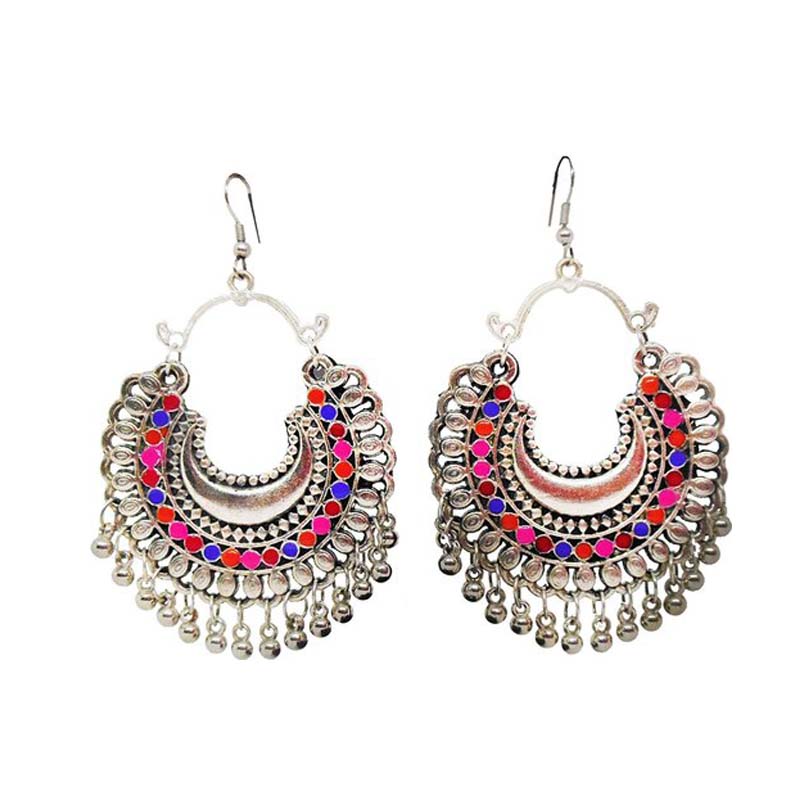 Oxidized Chandbeli Earrings Oxidized Chandbeli Earrings