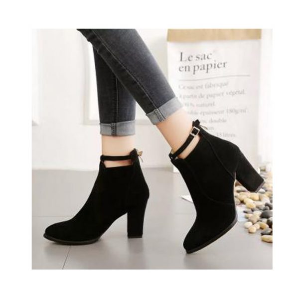 Casual Soft All Match Tidal High Heels Boots