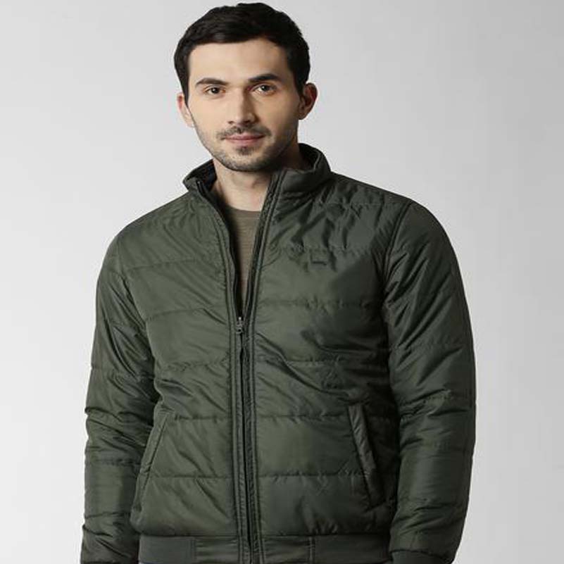 Peter England Green Reversible Jacket